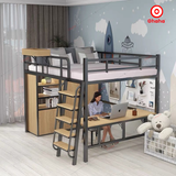 Giường tầng thông minh khung sắt Ohaha kết hợp bàn gấp gọn - GTS035