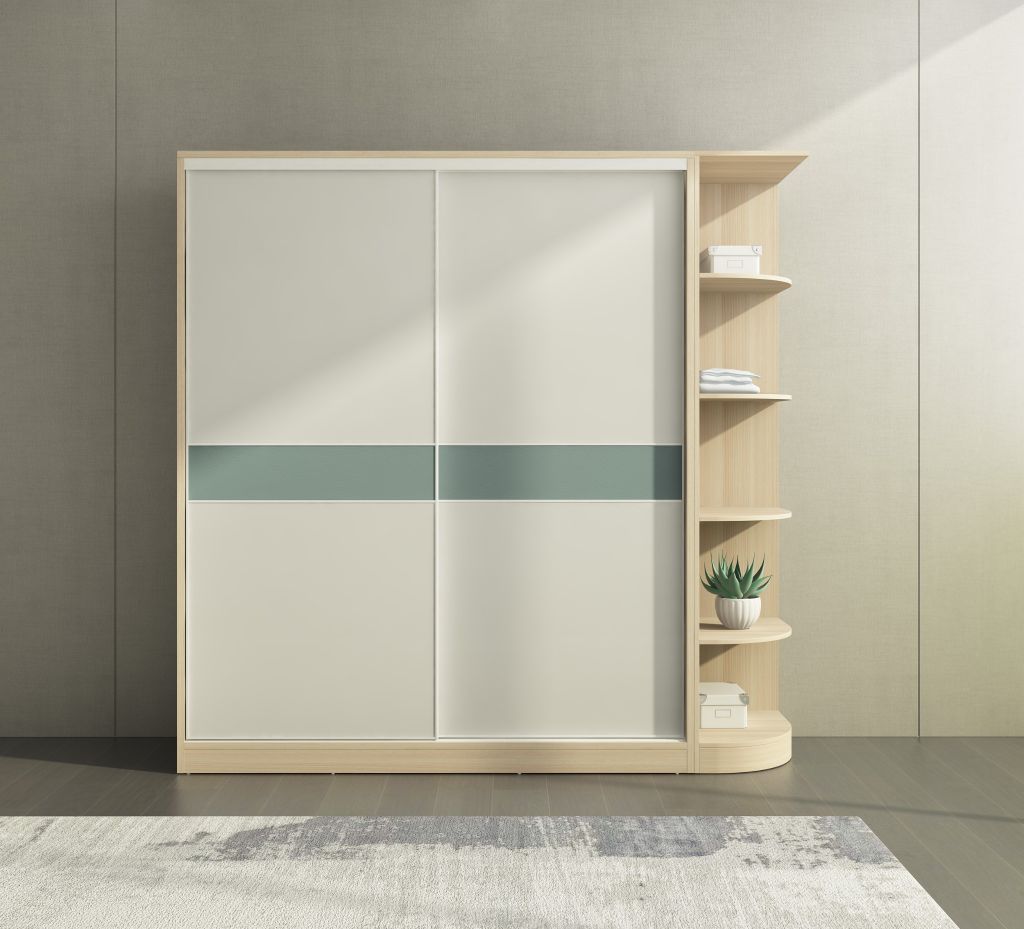 Tủ Quần Áo Gỗ Công Nghiệp Cánh Lùa Hiện Đại OHAHA - CL026