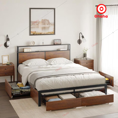 Giường sắt hiện đại Ohaha - GS004