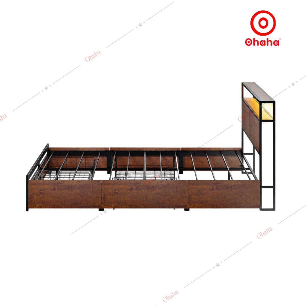 Giường sắt hiện đại Ohaha - GS004