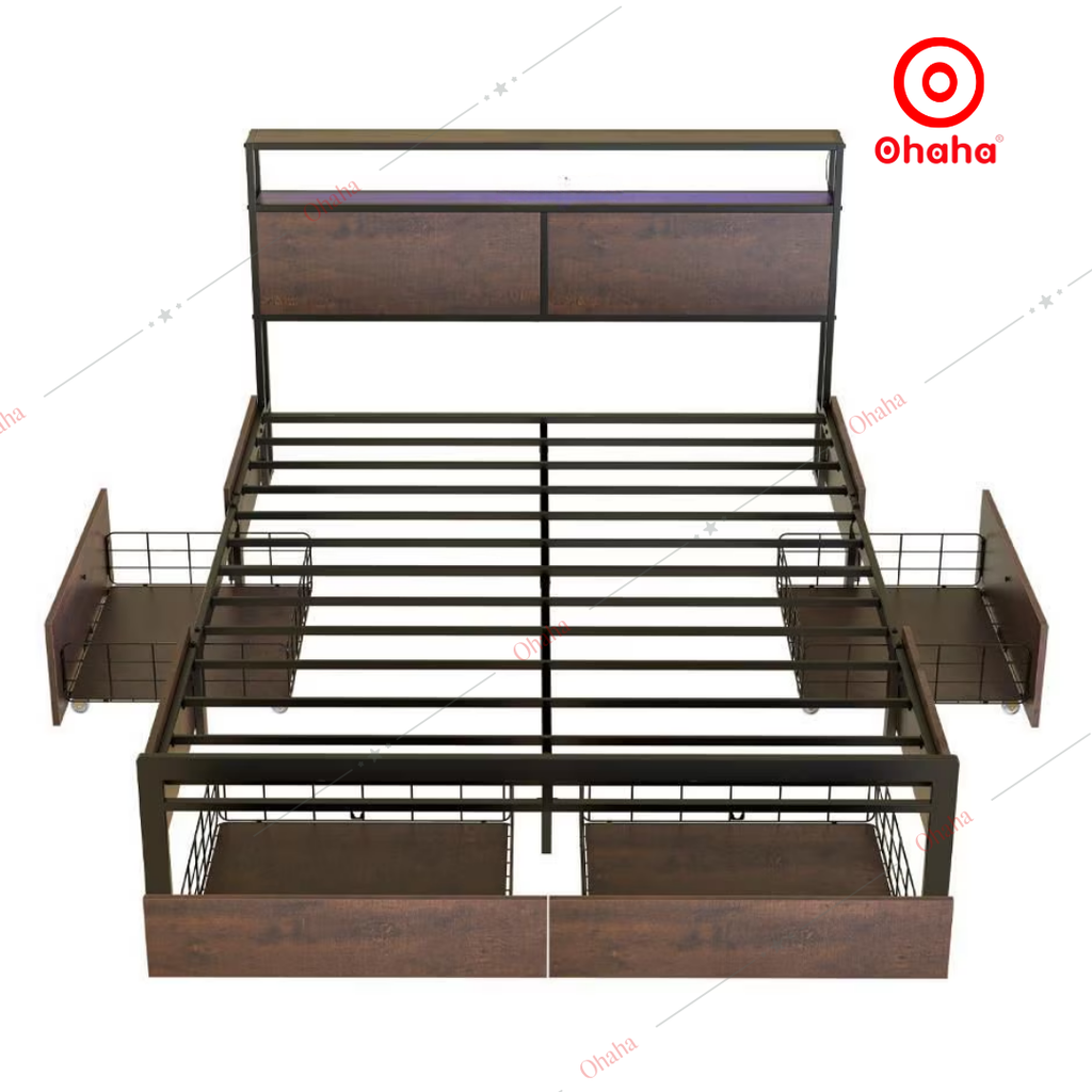 Giường sắt hiện đại Ohaha - GS004