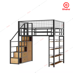 Giường tầng thông minh khung sắt Ohaha - GTS033