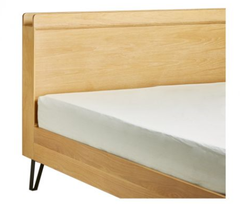 GIƯỜNG NGỦ GỖ MDF LÕI XANH VENEER SỒI CAO CẤP OHAHA - 001