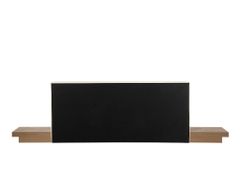 Giường ngủ bệt kiểu Nhật kèm vách và bọc nệm đầu giường Ohaha - GB006