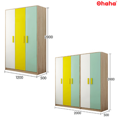 Tủ Quần Áo Trẻ Em Hiện Đại Ohaha - TAK015