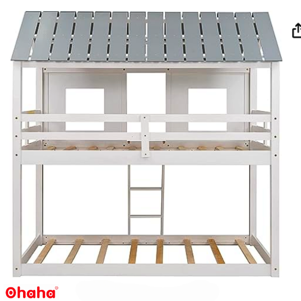 Giường tầng thông minh cao cấp kiểu ngôi nhà Ohaha - GTCC010