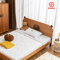 Giường tầng hiện đại hình chú gấu cho bé Ohaha - GTE013