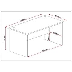 BÀN LÀM VIỆC CAO CẤP OHAHA - 033