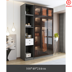 Tủ quần áo cánh kính cao cấp OHAHA - TCK010