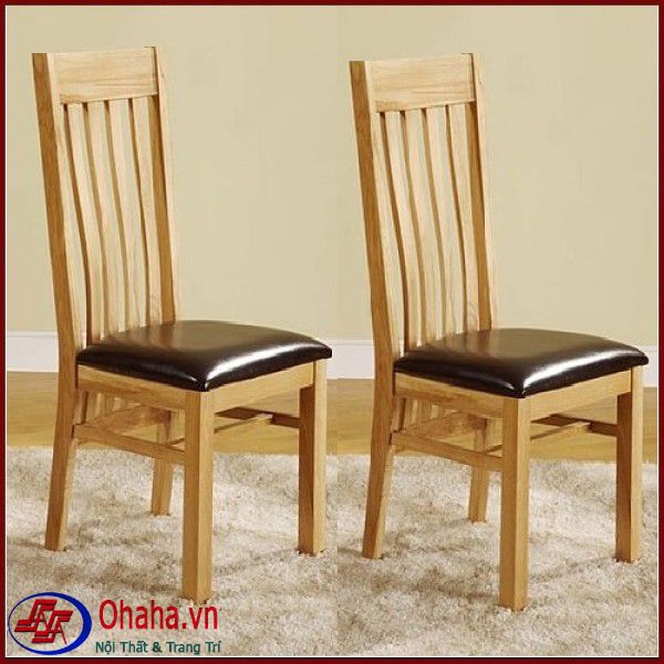 GHẾ GỖ SỒI – MẶT NỆM 06-OH OHAHA