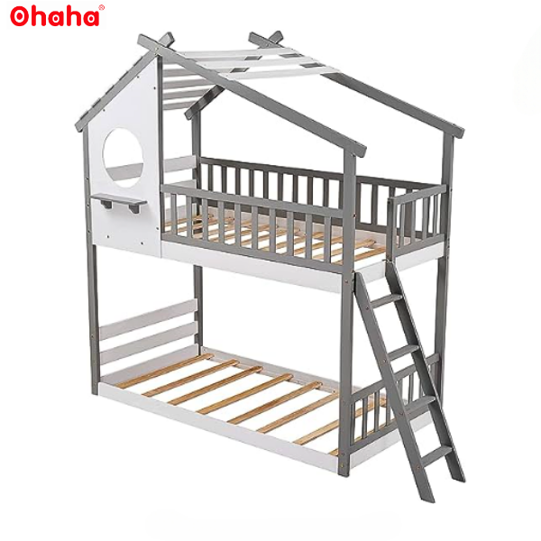 Giường tầng thông minh cao cấp kiểu ngôi nhà Ohaha - GTCC008