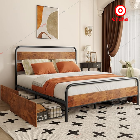 Giường sắt hiện đại Ohaha - GS009