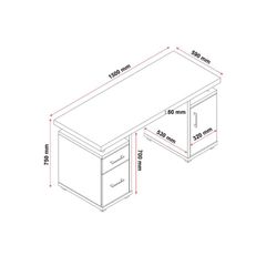 BÀN LÀM VIỆC CAO CẤP OHAHA - BLV016