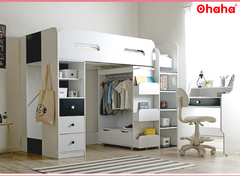 Giường Tầng Cao Cấp Xếp Gọn Trẻ Em OHAHA - GTXG006