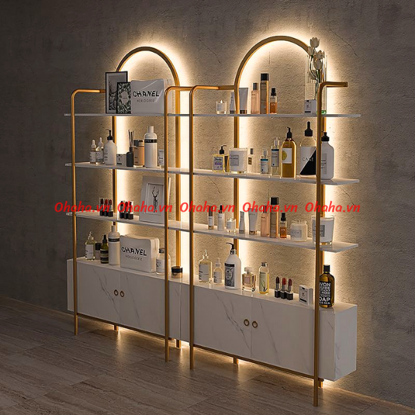 Kệ trưng bày mỹ phẩm Ohaha - KTT007