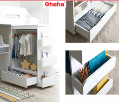Giường Tầng Cao Cấp Xếp Gọn Trẻ Em OHAHA - GTXG006