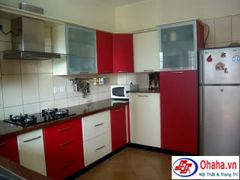 TỦ BẾP ACRYLIC 074-OH