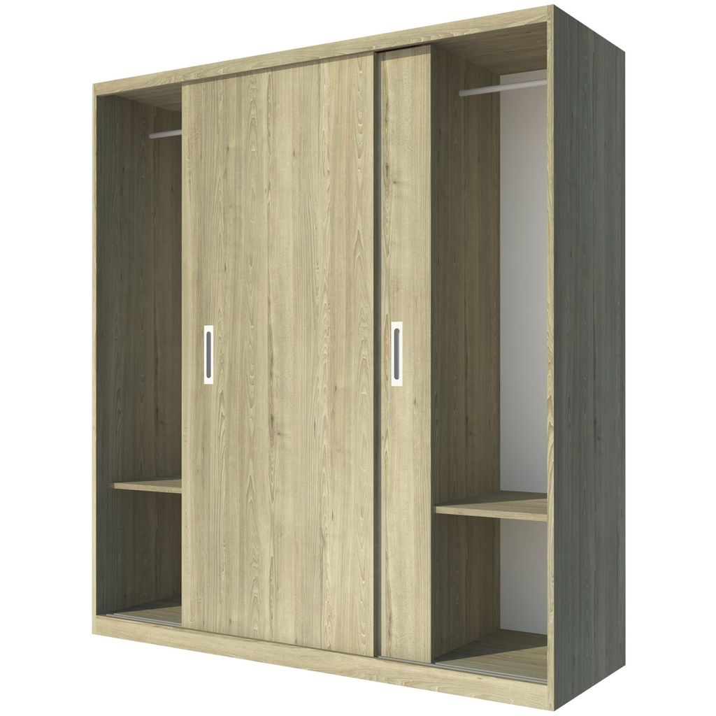 Tủ Quần Áo Gỗ Công Nghiệp Cửa Lùa OHAHA - CL022