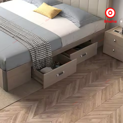 Giường ngủ công nghiệp bọc nệm OHAHA - GN034