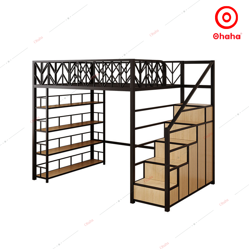 Giường tầng thông minh khung sắt Ohaha - GTS032