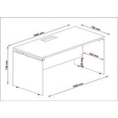 BÀN LÀM VIỆC CAO CẤP OHAHA - 031