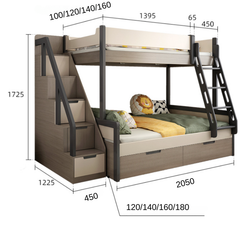 Giường tầng thông minh hiện đại cao cấp Ohaha - GTHĐ023