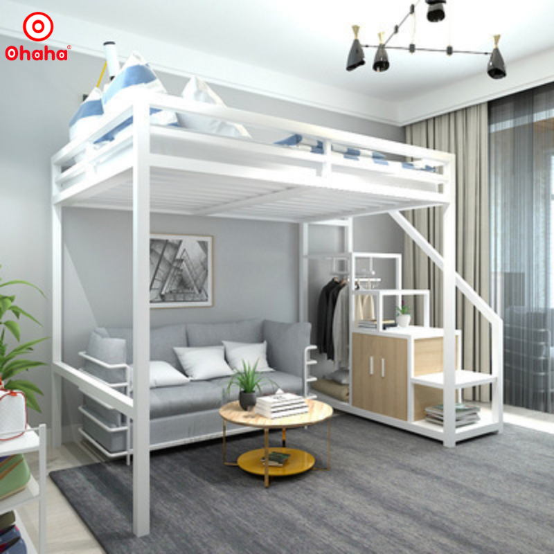 Giường tầng thông minh khung sắt Ohaha - GTS037