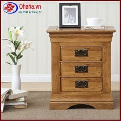 BỘ PHÒNG NGỦ NỘI THẤT GỖ SỒI - CHÂN KÍN 09-OH OHAHA