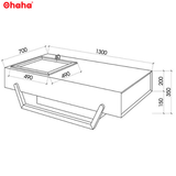 Bàn trà sofa OHAHA kiểu dáng độc đáo - BT009