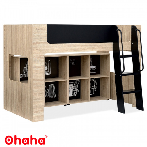 Giường Tầng Cao Cấp Xếp Gọn Trẻ Em OHAHA - GTXG002