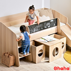 Giường Tầng Cao Cấp Xếp Gọn Trẻ Em OHAHA - GTXG001