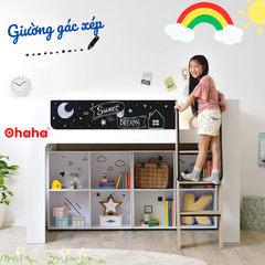 Giường Tầng Cao Cấp Xếp Gọn Trẻ Em OHAHA - GTXG002