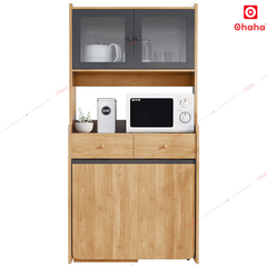 Bộ bàn ăn thông minh xếp gọn kèm hệ tủ đồ - BA028