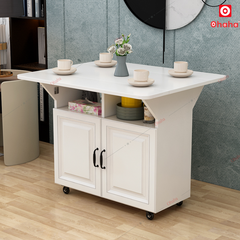 Bàn Ăn Thông Minh Gấp Gọn Kết Hợp Tủ Đựng Đồ OHAHA - BA032