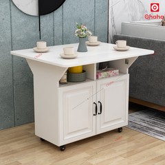 Bàn Ăn Thông Minh Gấp Gọn Kết Hợp Tủ Đựng Đồ OHAHA - BA032