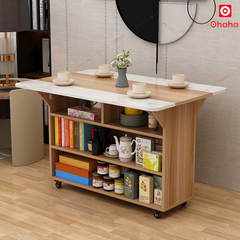 Bàn Ăn Thông Minh Gấp Gọn Kết Hợp Tủ Đựng Đồ OHAHA - BA032