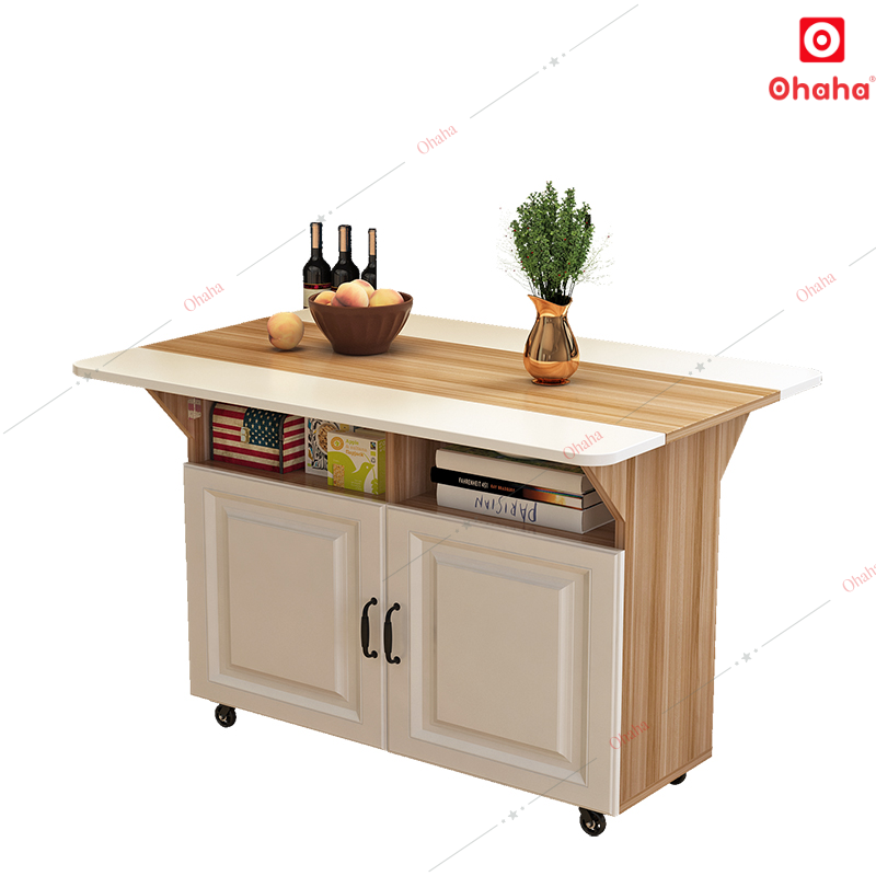 Bàn Ăn Thông Minh Gấp Gọn Kết Hợp Tủ Đựng Đồ OHAHA - BA032