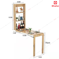 Bàn ăn gấp gọn treo tường đa năng Ohaha - BA029