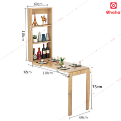 Bàn ăn gấp gọn treo tường đa năng Ohaha - BA029