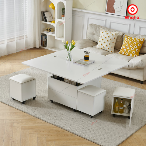 Bàn Ăn Xếp Gọn Đa Năng 3 Trong 1 Ohaha - BDN001