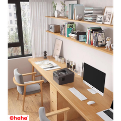 Bàn Học Đôi Cho Bé Kết Hợp Kệ Đa Năng OHAHA - BH005