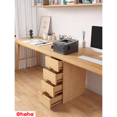 Bàn Học Đôi Cho Bé Kết Hợp Kệ Đa Năng OHAHA - BH005