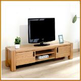 Kệ tivi - ChunKy Oak -TV Cánh Gỗ 1m5 : Kệ Ti Vi Gỗ Sồi - Màu Gỗ Tự Nhiên