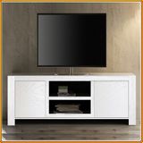 Kệ tivi ChunKy White - TV Cánh Gỗ 1m5 : Kệ Ti Vi Gỗ Sồi - Màu Trắng