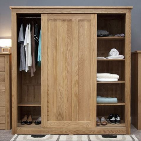 Tủ Quần Áo Gỗ Sồi Mỹ OHAHA 001