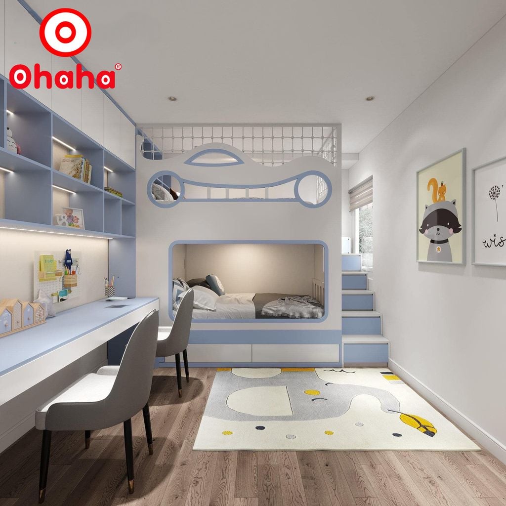 Combo Phòng Ngủ OHAHA Cao Cấp Dành Cho Bé - CB009