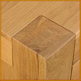 Bàn làm việc ChunKy Oak - Bàn Làm Việc : Tay Nắm Đồng