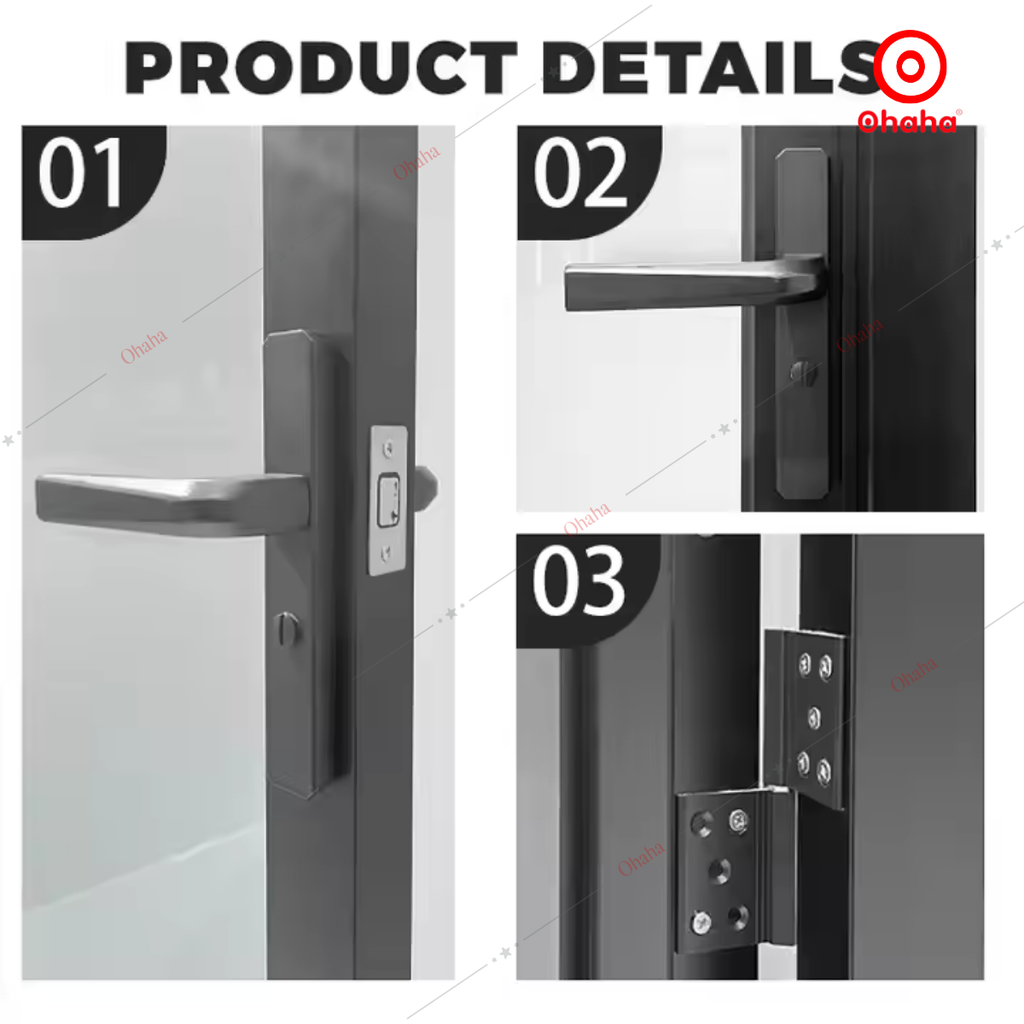 Cửa Nhôm Xingfa Cao Cấp OHAHA - Cửa đi mở quay 1 cánh CNXF002