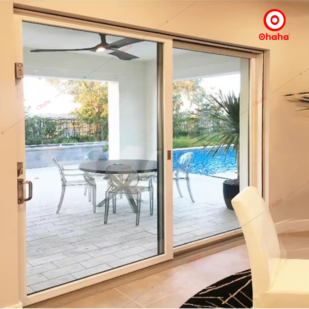 Cửa Nhôm Xingfa Cao Cấp OHAHA - Cửa đi lùa trượt 2 cánh CNXF003