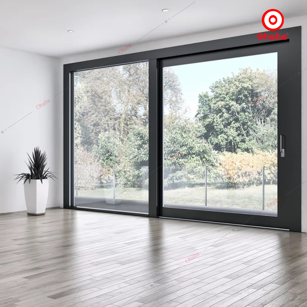 Cửa Nhôm Xingfa Cao Cấp OHAHA - Cửa đi lùa trượt 2 cánh CNXF003